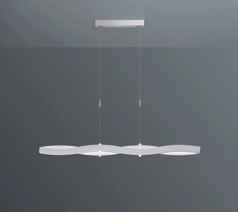 Pendelleuchten|Bopp LED-Pendelleuchte Swing Silber
