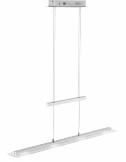 Pendelleuchten|Fischer & Honsel LED-Pendelleuchte Tenso TW Nickel matt / Chrom