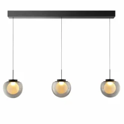 Brilliant Pendelleuchten-LED-Pendelleuchte Tivara Schwarz