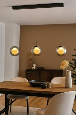 Brilliant Pendelleuchten-LED-Pendelleuchte Tivara Schwarz