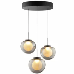 Brilliant Pendelleuchten-LED-Pendelleuchte Tivara Schwarz