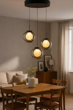 Brilliant Pendelleuchten-LED-Pendelleuchte Tivara Schwarz