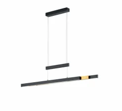 Pendelleuchten|Trio LED-Pendelleuchte Trajan Gold / Schwarz