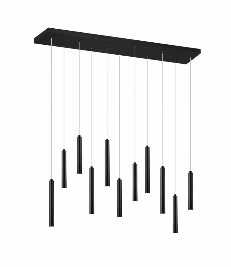 Trio Pendelleuchten-LED-Pendelleuchte Tubular Schwarz
