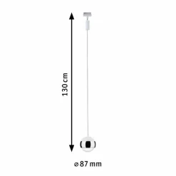 Schienensysteme|Paulmann LED-Pendelleuchte URail Caspule II Weiß