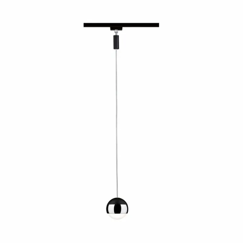 Paulmann Schienensysteme-LED-Pendelleuchte URail Caspule II Schwarz