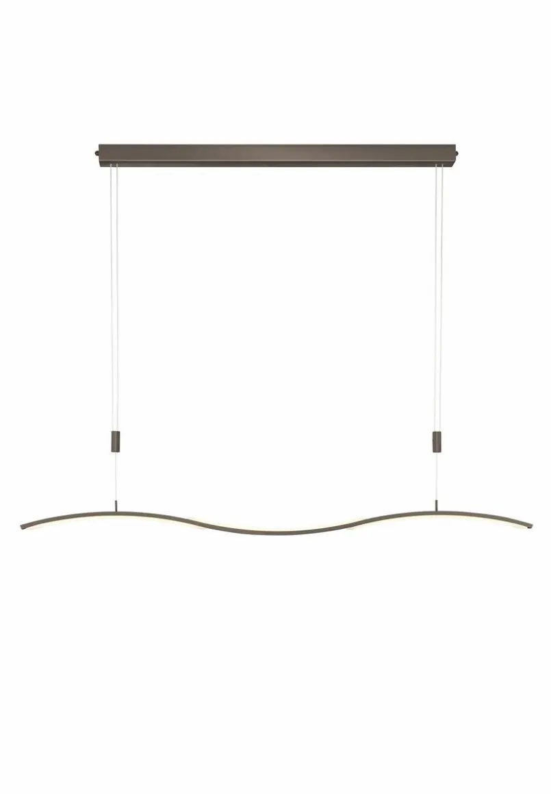 Bankamp Pendelleuchten-LED-Pendelleuchte Wave Bronze