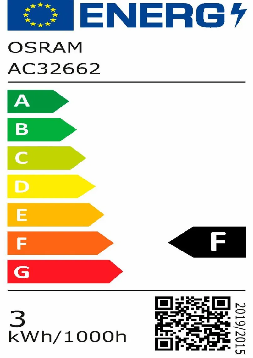 E14|Osram LED-Reflektorlampe E14/2,6 Watt/Energie F Transparent