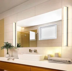 Spiegelleuchten|Helestra LED-Spiegelleuchte Lado Chrom