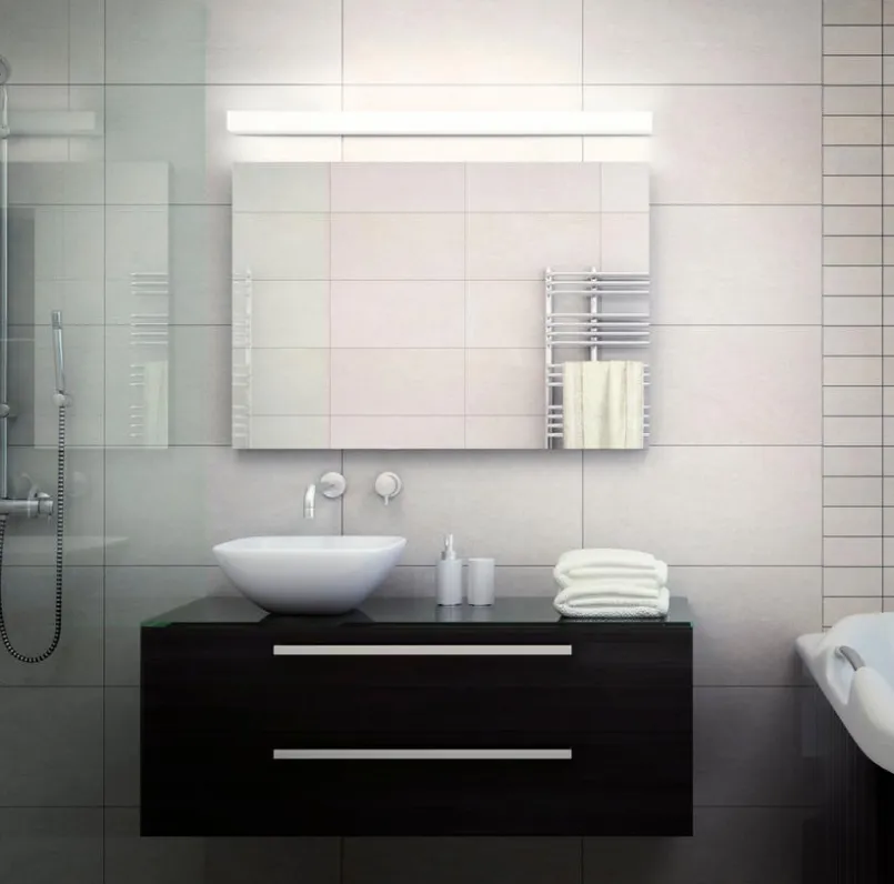 Spiegelleuchten|Helestra LED-Spiegelleuchte Lado Chrom