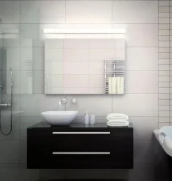 Spiegelleuchten|Helestra LED-Spiegelleuchte Lado Chrom