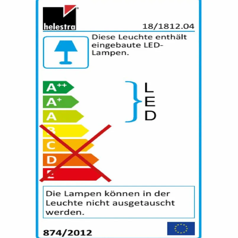 Spiegelleuchten|Helestra LED-Spiegelleuchte Lado Chrom