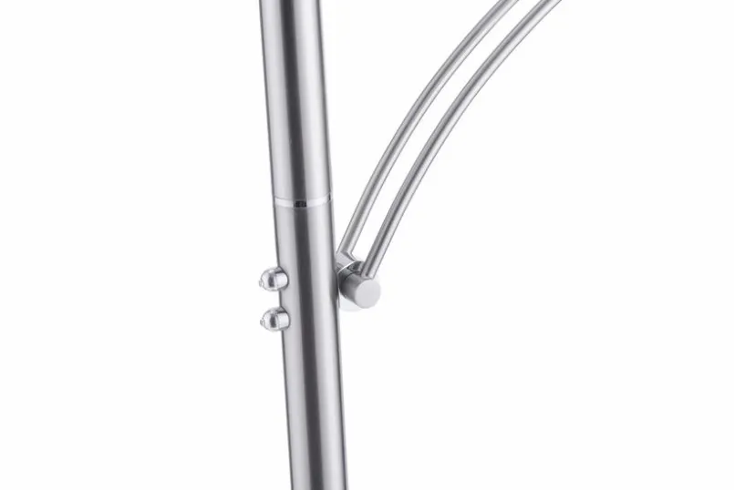 Paul Neuhaus Stehlampen-LED-Stehlampe Artur Silber