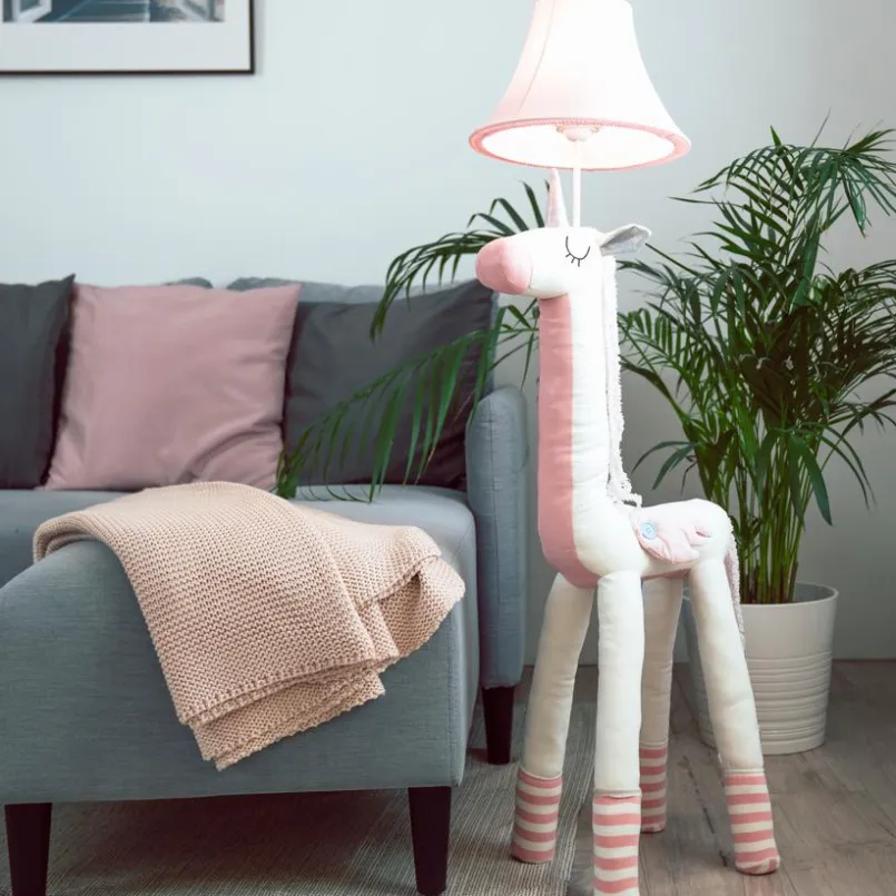 Happy Lamps Kinderlampen|Kinderlampen-LED-Stehlampe Bonita das Einhorn Rosa