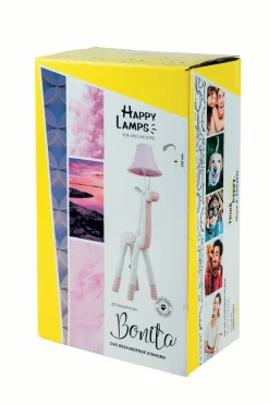 Happy Lamps Kinderlampen|Kinderlampen-LED-Stehlampe Bonita das Einhorn Rosa