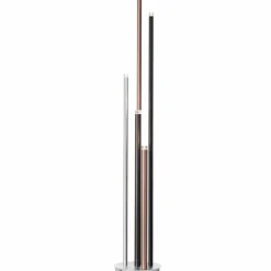 Brilliant Stehlampen-LED-Stehlampe Cembalo Silber