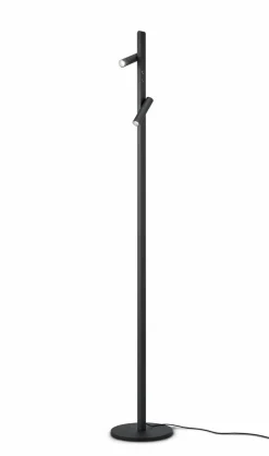 Helestra Stehlampen-LED-Stehlampe Coni Schwarz
