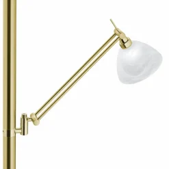 Hell Stehlampen-LED-Stehlampe Findus Messing
