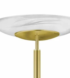 Hell Stehlampen-LED-Stehlampe Findus Messing