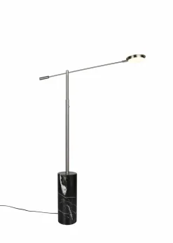 Trio Select Stehlampen-LED-Stehlampe Fiore Nickel matt