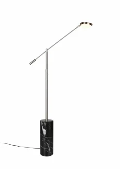 Trio Select Stehlampen-LED-Stehlampe Fiore Nickel matt