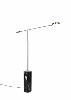 Trio Select Stehlampen-LED-Stehlampe Fiore Nickel matt