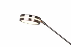 Trio Stehlampen-LED-Stehlampe Franklin Nickel matt