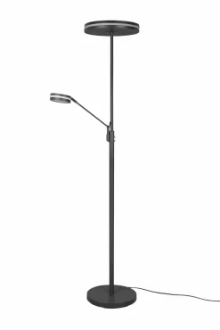 Trio Stehlampen-LED-Stehlampe Franklin Anthrazit