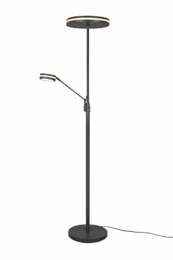 Trio Stehlampen-LED-Stehlampe Franklin Anthrazit