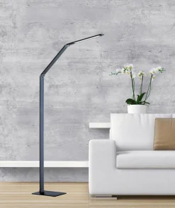 Fischer & Honsel Stehlampen-LED-Stehlampe Geri Anthrazit