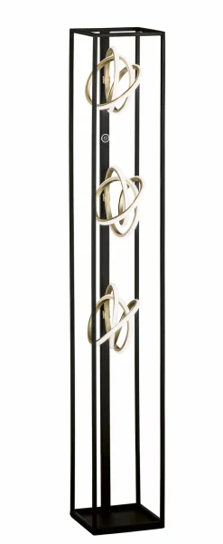 Stehlampen|Fischer & Honsel LED-Stehlampe Gisi Schwarz