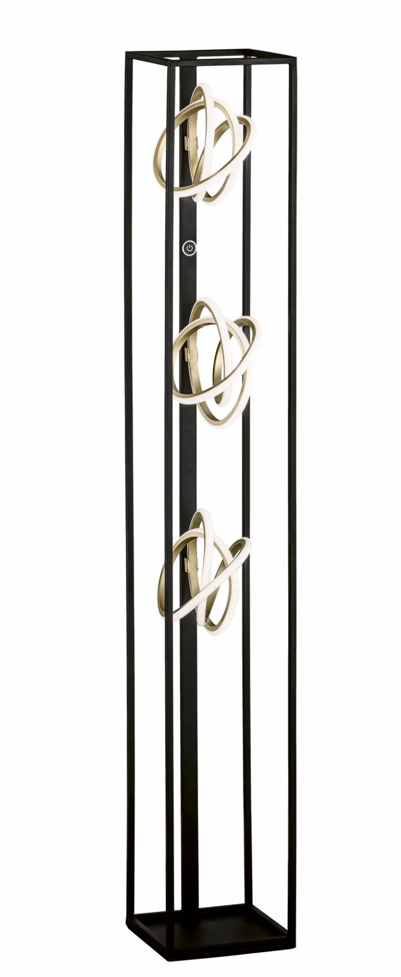 Stehlampen|Fischer & Honsel LED-Stehlampe Gisi Schwarz
