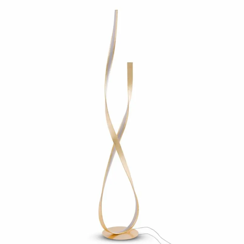 Stehlampen|Paul Neuhaus LED-Stehlampe Linda Gold