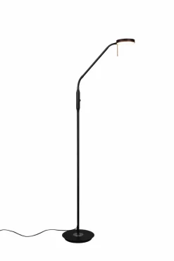 Trio Stehlampen-LED-Stehlampe Monza Schwarz