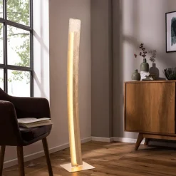 Stehlampen|Paul Neuhaus LED-Stehlampe Nevis Gold