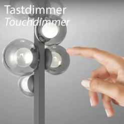 Stehlampen|Neuhaus PURE LED-Stehlampe Popup Grau