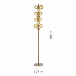Stehlampen|Neuhaus PURE LED-Stehlampe Pure Popup Bronze