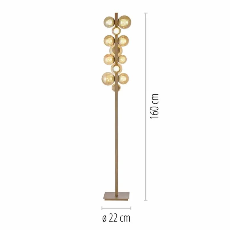 Stehlampen|Neuhaus PURE LED-Stehlampe Pure Popup Bronze