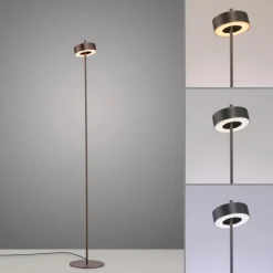 Q SMART HOME LIGHTS Stehlampen-LED-Stehlampe Q-Rotate Braun