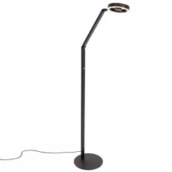 Stehlampen|Steinhauer LED-Stehlampe Ringlux Schwarz