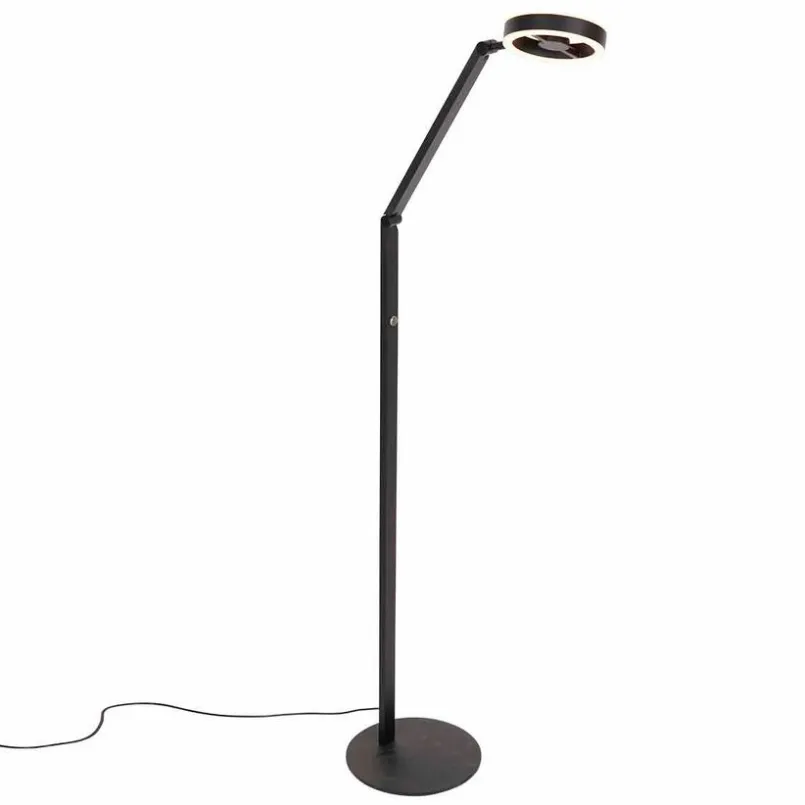 Stehlampen|Steinhauer LED-Stehlampe Ringlux Schwarz