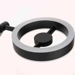 Stehlampen|Steinhauer LED-Stehlampe Ringlux Schwarz