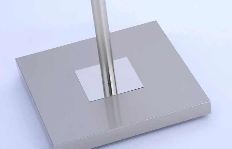JUST LIGHT. Stehlampen-LED-Stehlampe RUBEN Silber