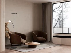 Fischer & Honsel Stehlampen-LED-Stehlampe Sorento Schwarz