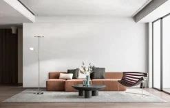 Stehlampen|Fischer & Honsel LED-Stehlampe Sorento Nickel matt