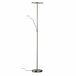 Stehlampen|Fischer & Honsel LED-Stehlampe Sorento Nickel matt