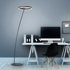 Stehlampen|Paul Neuhaus LED-Stehlampe Titus Anthrazit