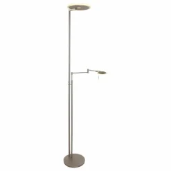 Stehlampen|Steinhauer LED-Stehlampe Turound Silber