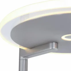 Stehlampen|Steinhauer LED-Stehlampe Turound Silber