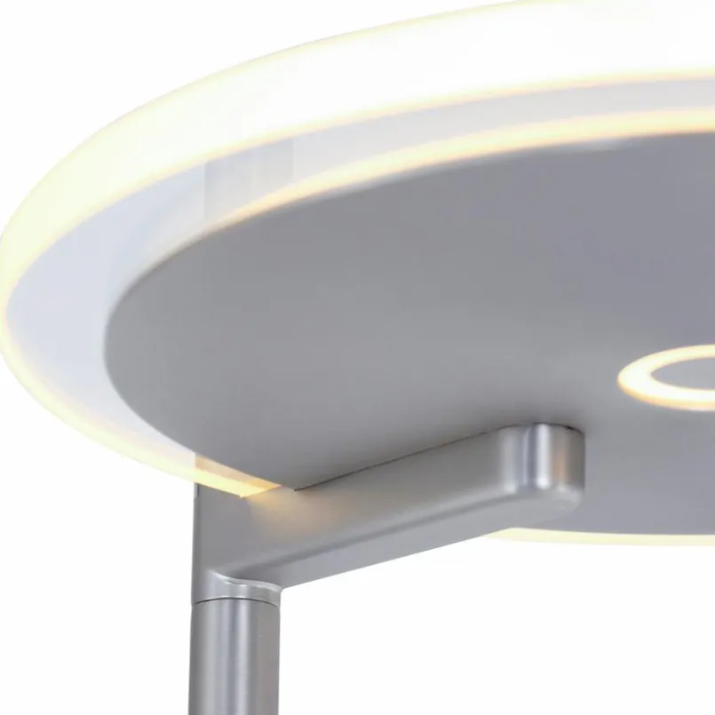 Stehlampen|Steinhauer LED-Stehlampe Turound Silber